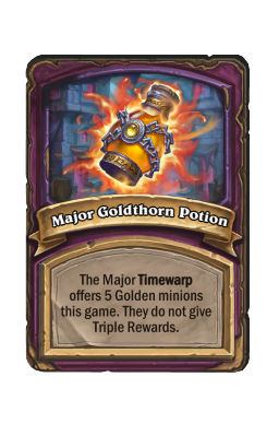 Major Goldthorn Potion