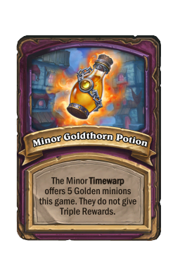 Minor Goldthorn Potion