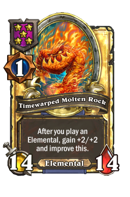 Timewarped Molten Rock (Golden)