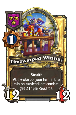 Timewarped Winner (Golden)