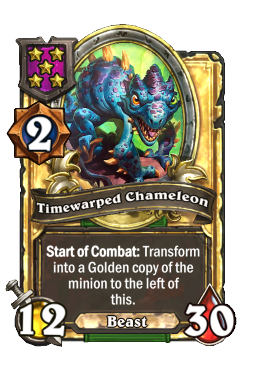 Timewarped Chameleon (Golden)