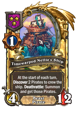 Timewarped Nellie's Ship (Golden)
