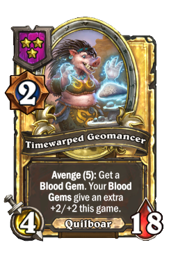 Timewarped Geomancer (Golden)