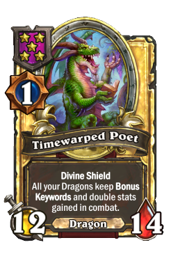 Timewarped Poet (Golden)