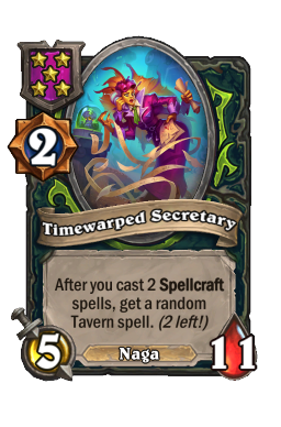 Timewarped Secretary