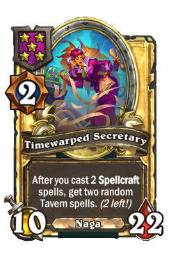 Timewarped Secretary (Golden)