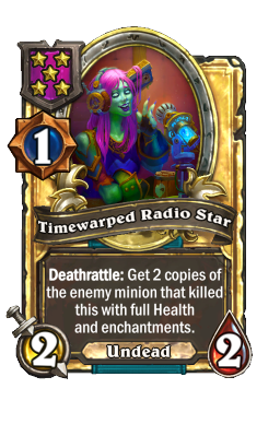 Timewarped Radio Star (Golden)