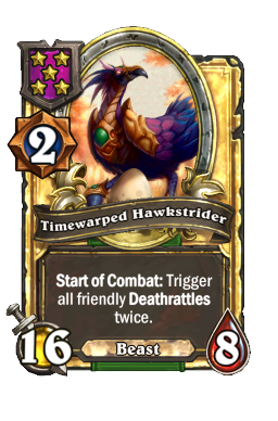 Timewarped Hawkstrider (Golden)