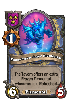 Timewarped Snow Elemental