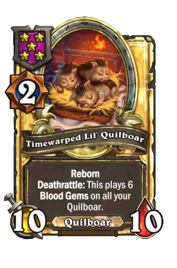 Timewarped Lil' Quilboar (Golden)