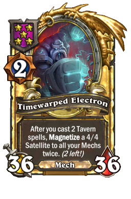 Timewarped Electron (Golden)
