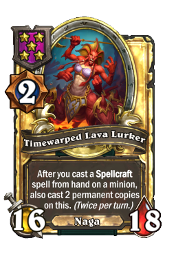 Timewarped Lava Lurker (Golden)