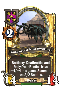 Timewarped Nest Swarmer (Golden)