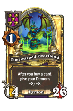 Timewarped Overfiend (Golden)