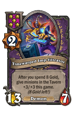 Timewarped Imp-filtrator