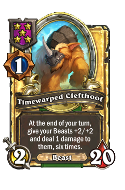 Timewarped Clefthoof (Golden)