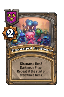 Timewarped Big Winner!