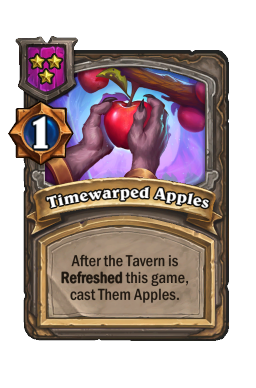 Timewarped Apples