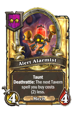 Alert Alarmist (Golden)