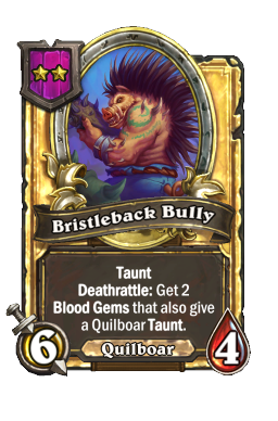 Bristleback Bully (Golden)