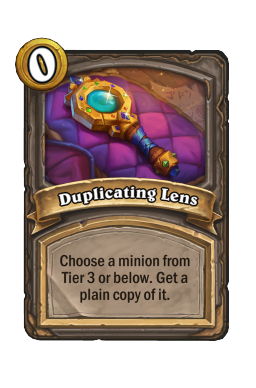 Duplicating Lens