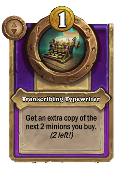 Transcribing Typewriter