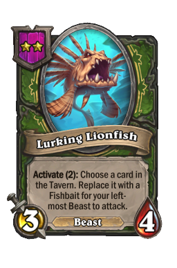 Lurking Lionfish