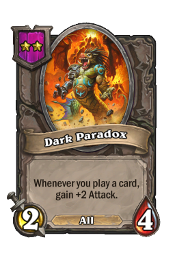 Dark Paradox