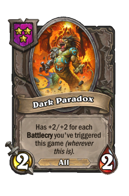 Dark Paradox