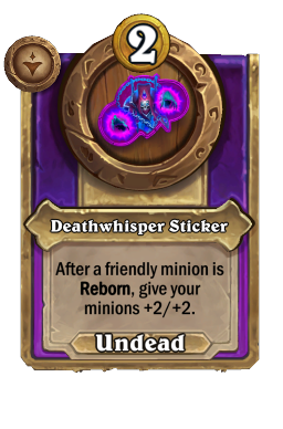 Deathwhisper Sticker