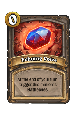 Echoing Voice
