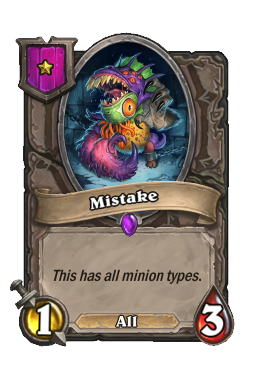 Mistake