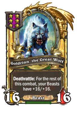 Goldrinn, the Great Wolf (Golden)
