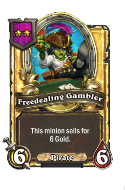Freedealing Gambler (Golden)