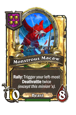 Monstrous Macaw (Golden)