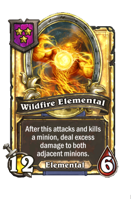 Wildfire Elemental (Golden)