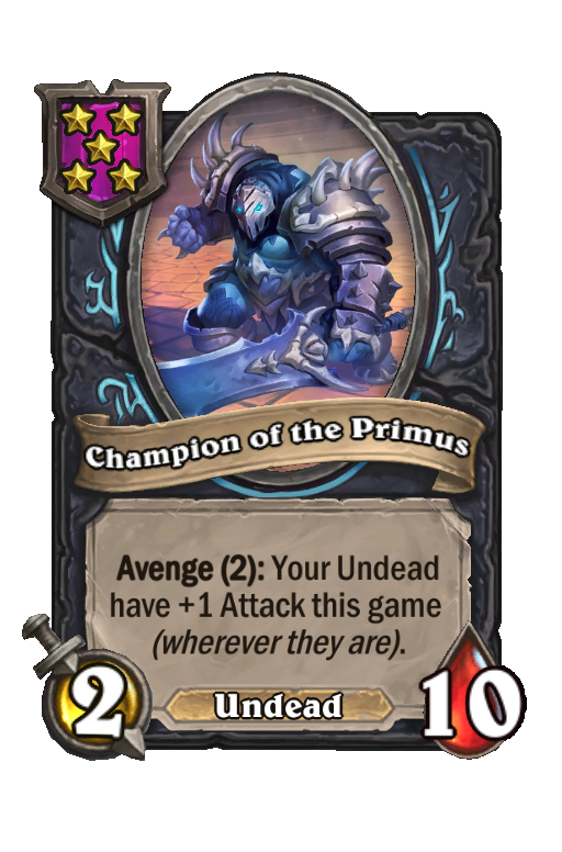 Champion of the Primus