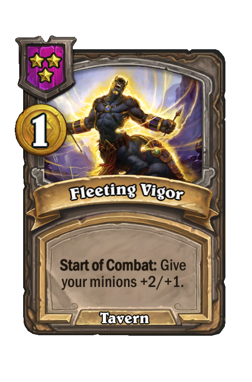 Fleeting Vigor