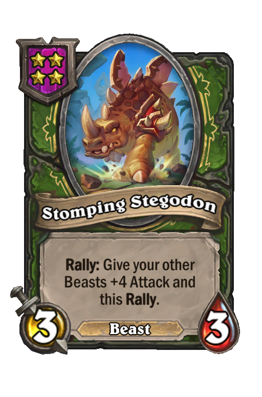 Stomping Stegodon