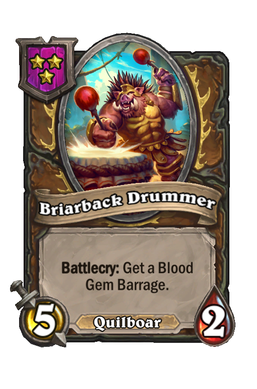 Briarback Drummer