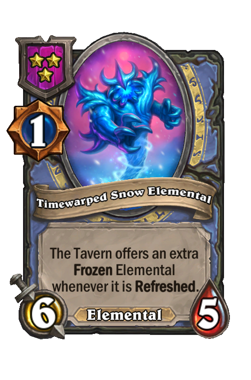 Timewarped Snow Elemental