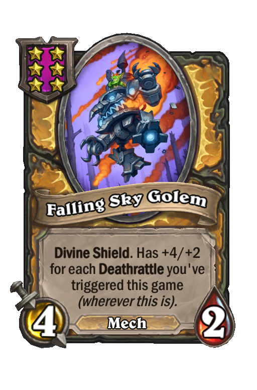 Falling Sky Golem