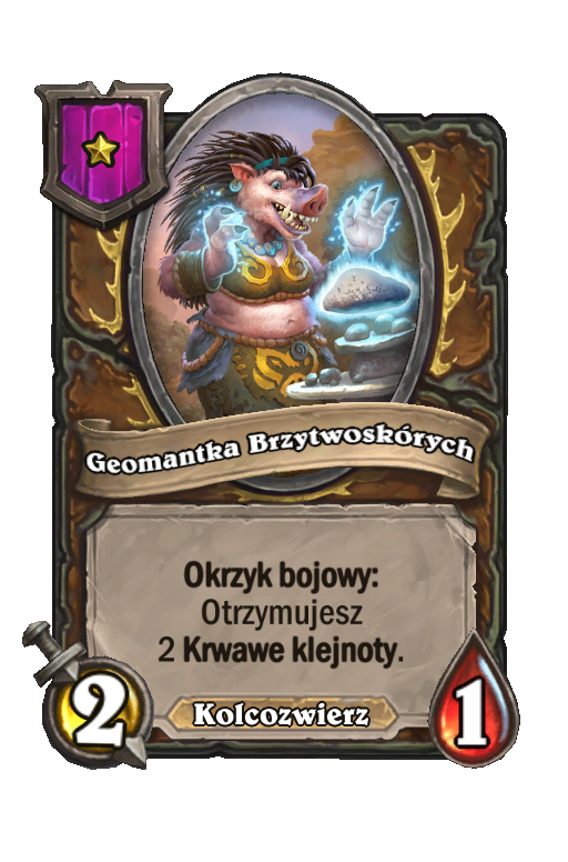 Geomantka Brzytwoskórych