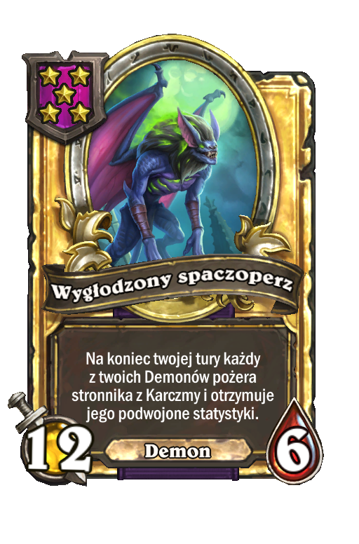 Wygłodzony spaczoperz (złota)