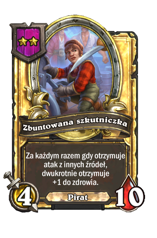 Zbuntowana szkutniczka (złota)