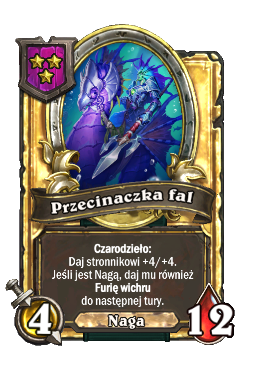 Przecinaczka fal (złota)
