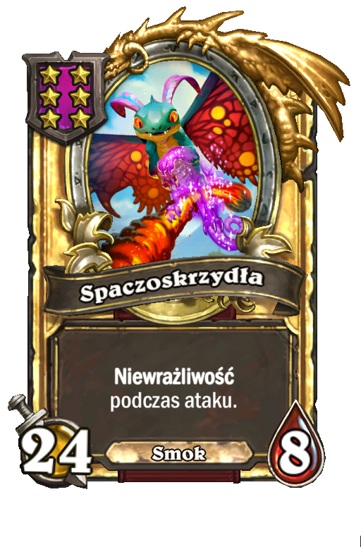 Spaczoskrzydła (złota)
