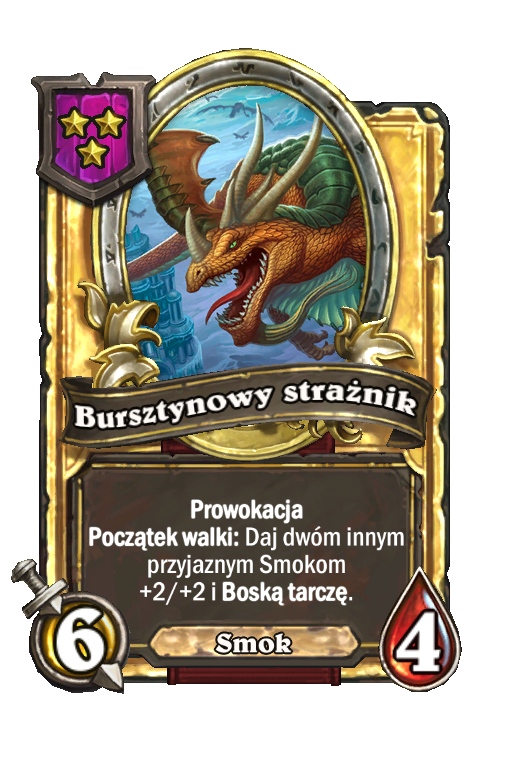Bursztynowy strażnik (złota)