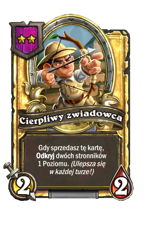 Cierpliwy zwiadowca (złota)