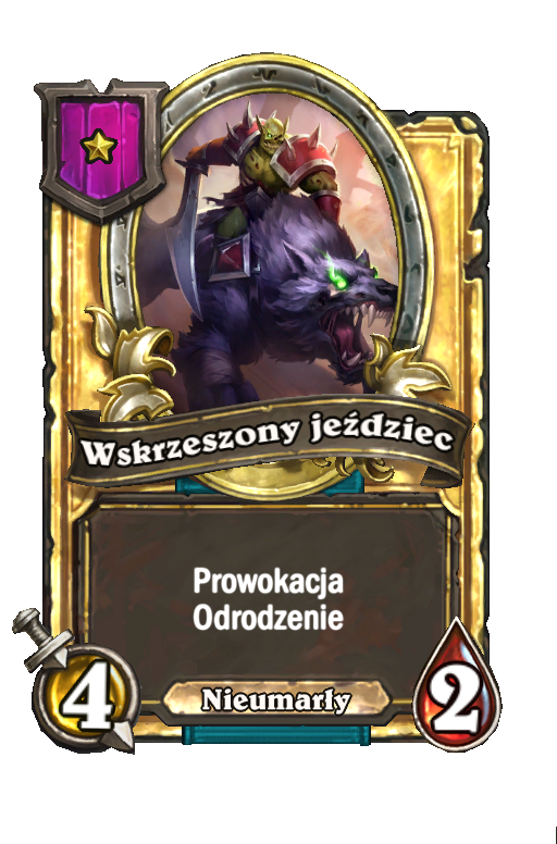 Wskrzeszony jeździec (złota)